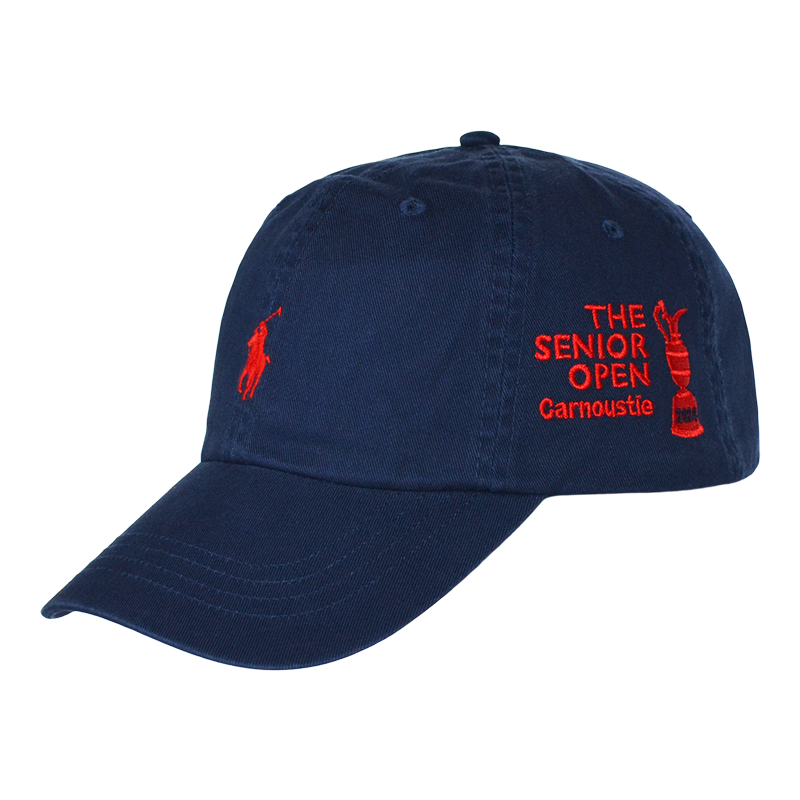 Twill Cotton Cap - Senior Open Logo - Newport Navy