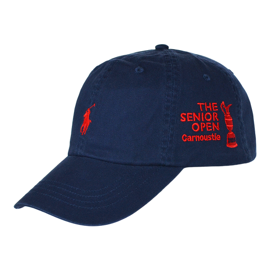 Twill Cotton Cap - Senior Open Logo - Newport Navy