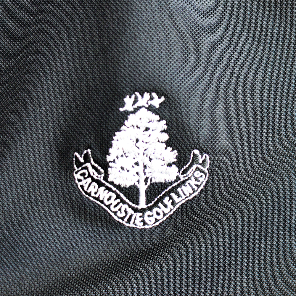 Stretch Pique Solid Polo - Black