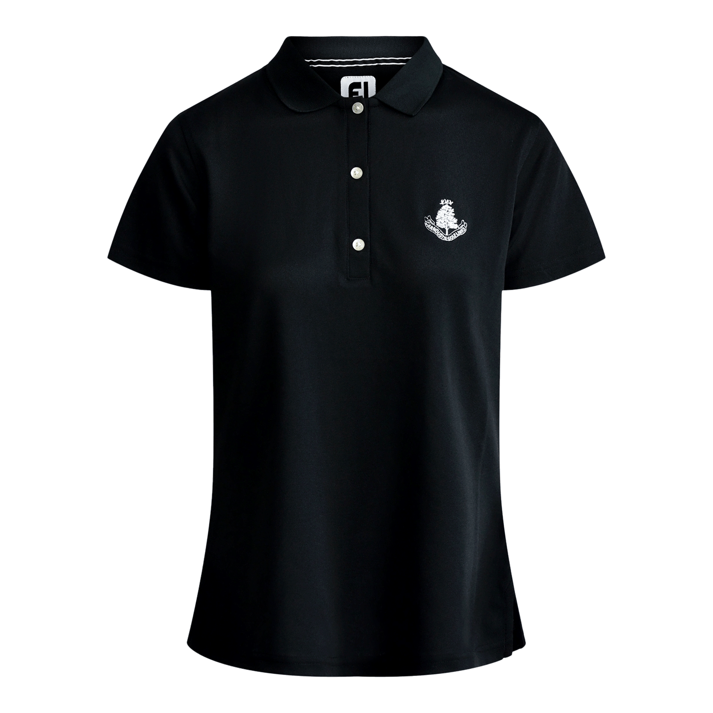 Stretch Pique Solid Polo - Black