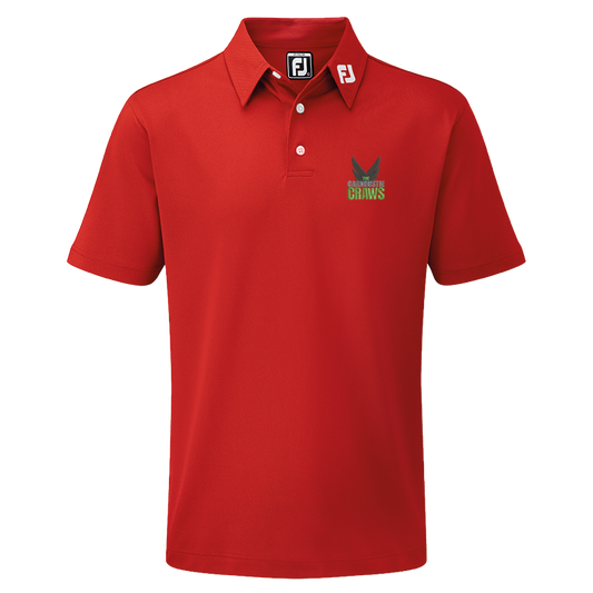 Junior Stretch Pique Solid Polo - Red