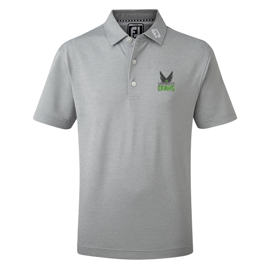 Junior Stretch Pique Solid Polo - Heather Grey