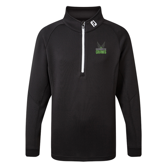 Junior Chill Out 1/4 Zip - Black