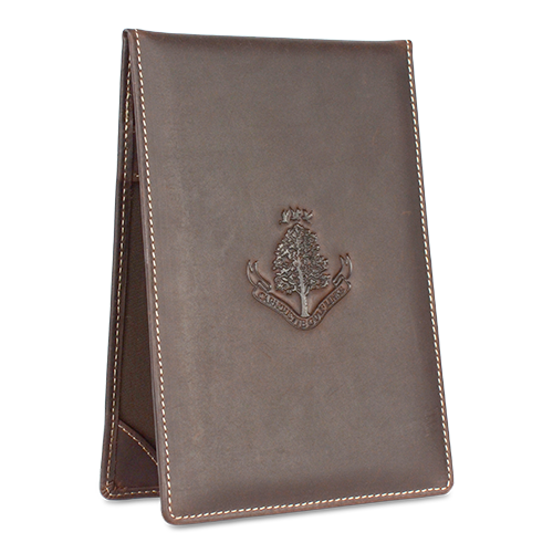 Leather Yardage Book Holder - Nubuck