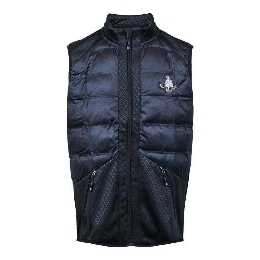 Blizzard Quilted Full Zip Gilet - Black