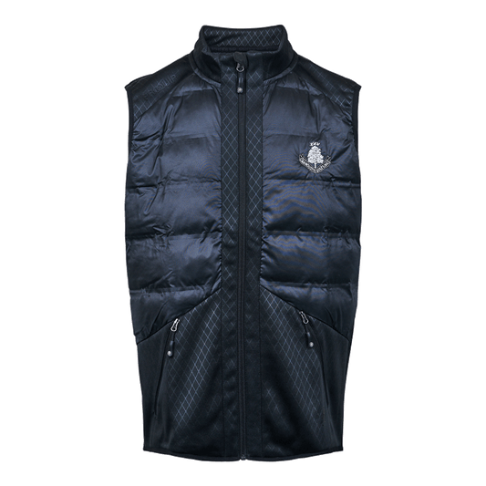 Blizzard Quilted Full Zip Gilet - Black