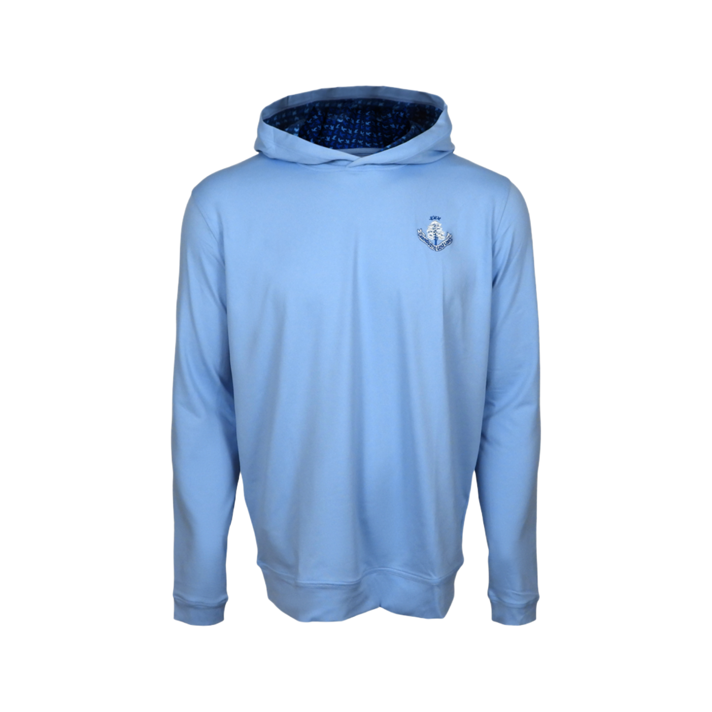 Cgl Bird Lines Hoodie - Light Blue/Navy/Blue