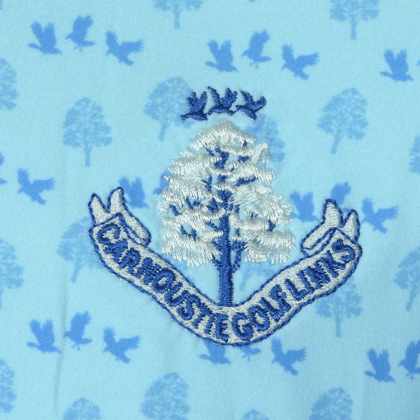Cgl Birds And Tree Polo Shirt - Light Blue/Caroline Blue/Mid Blue