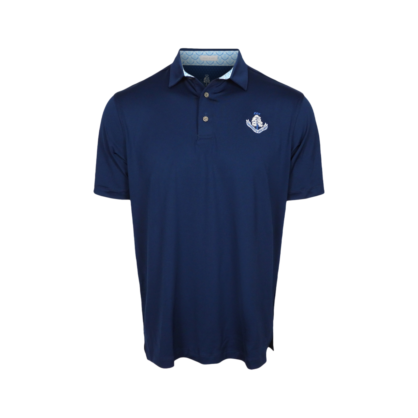Cgl Logo Lines Polo Shirt - Navy/Light Blue/Carolina Blue/Mid Blue