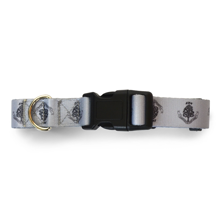 Medium Dog Collar - Grey Black