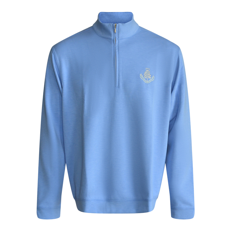 1/4 Zip Sweater - Blue Jay