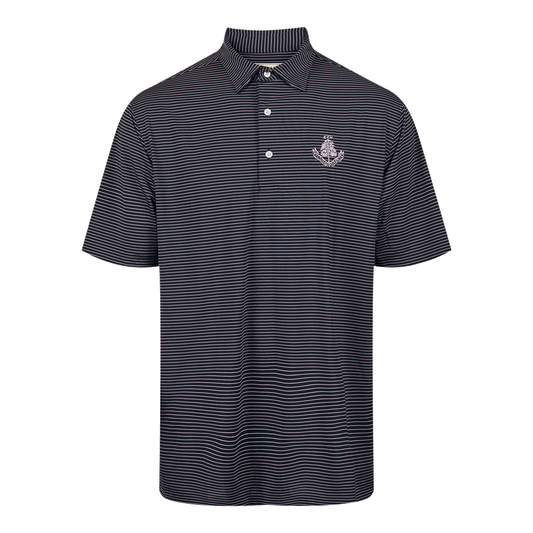 Stripe Polo Shirt - Black/Orchid