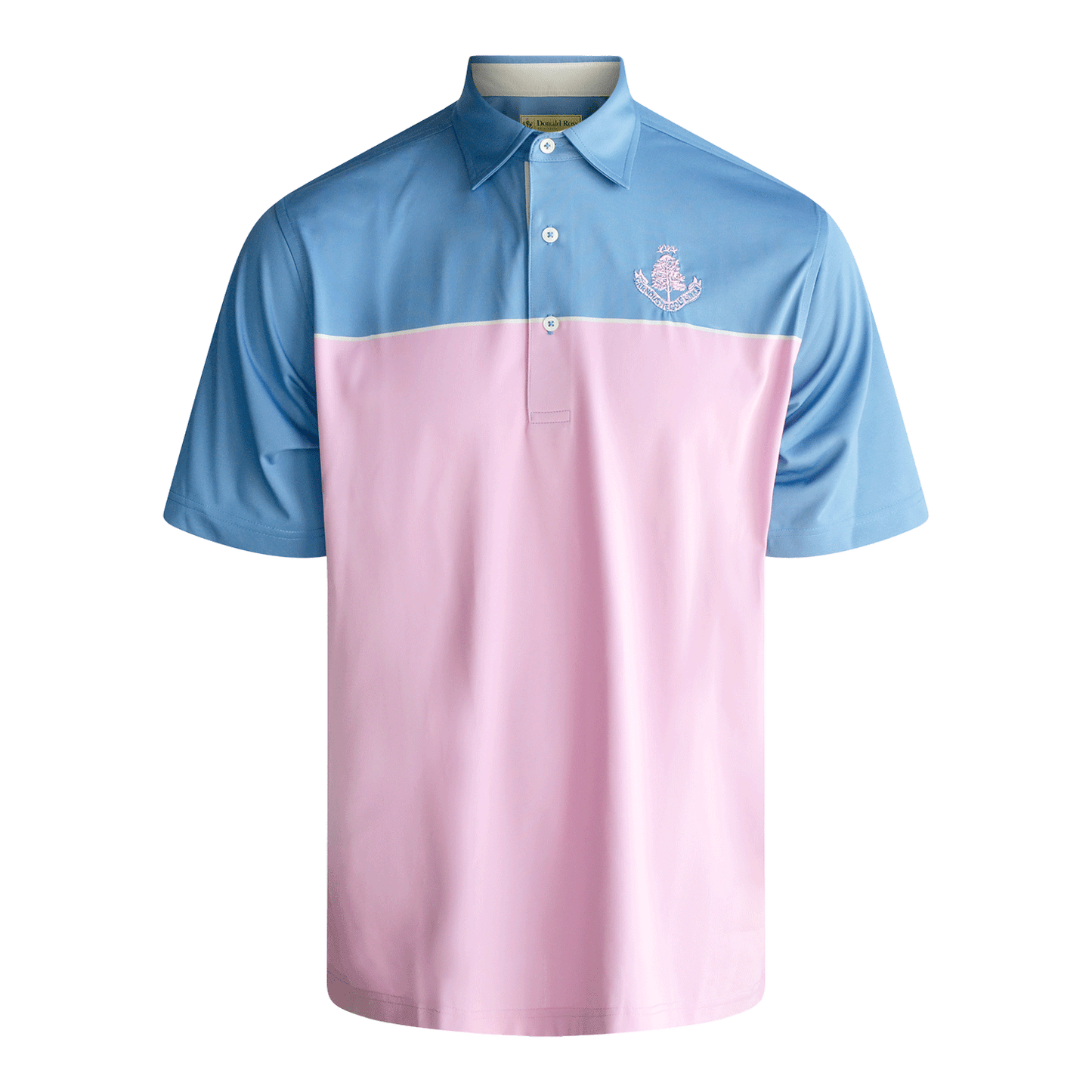 Plain Polo Shirt - Dolphin/Hibiscus/Oyster