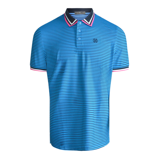 Skull & T's 3D Polo Shirt - Racer Blue