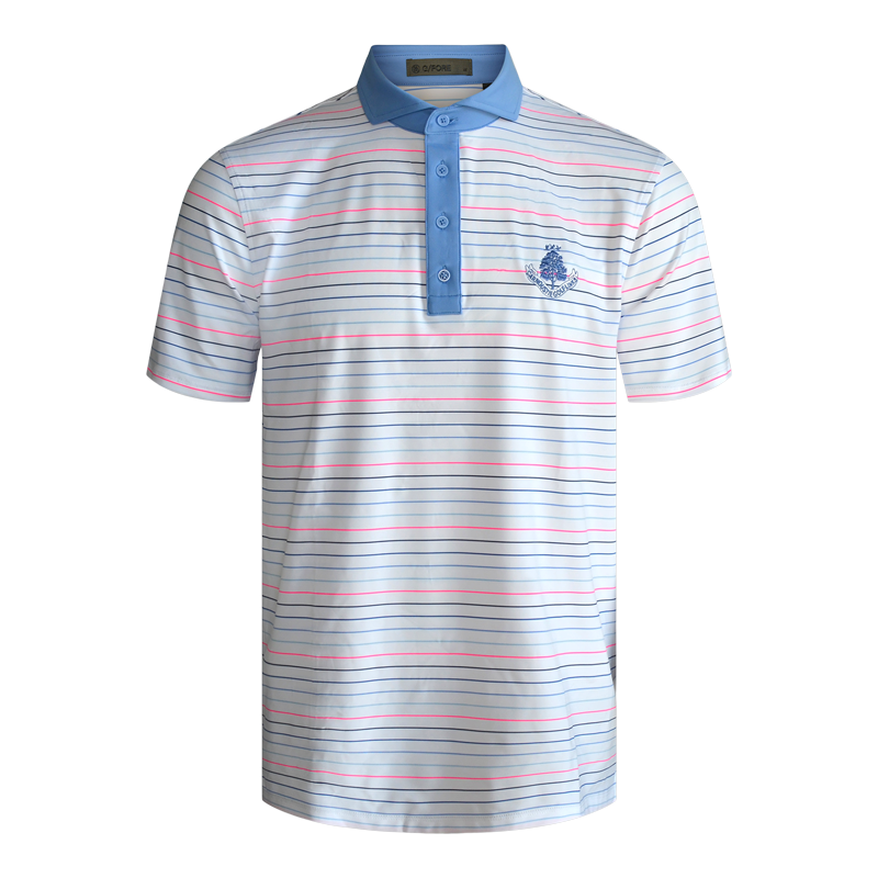 Multi Stripe Polo Shirt - Snow