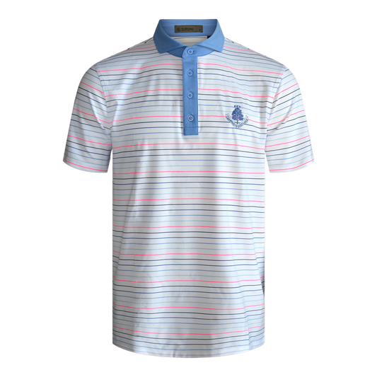 Multi Stripe Polo Shirt - Snow