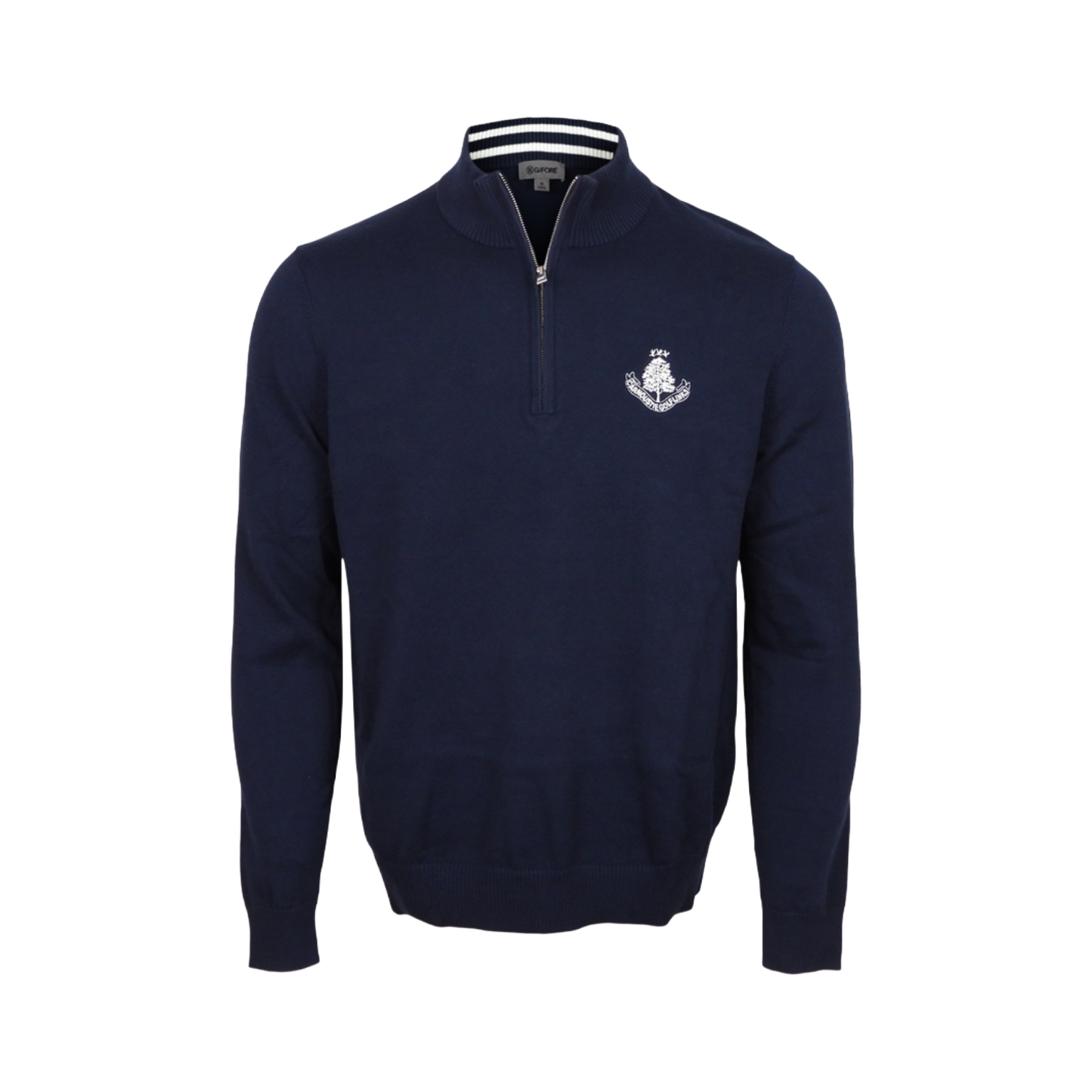Cooling Cotton 1/4 Zip Sweater - Twilight