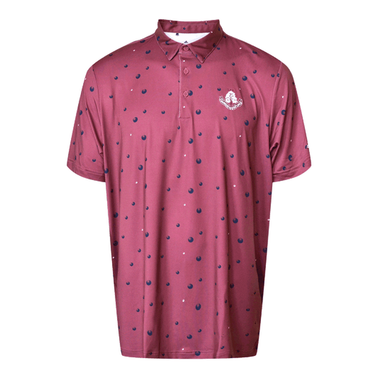 Pattern Polo Shirt - Quicri/Crenav/White