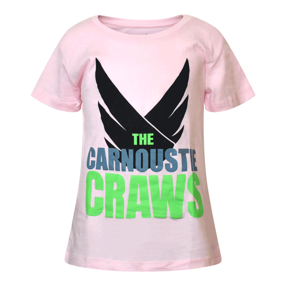 Kids Carnoustie Craws T-Shirt - Medium Pink