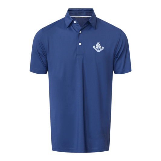 Classic Ecotec Solid Polo Shirt - Navy