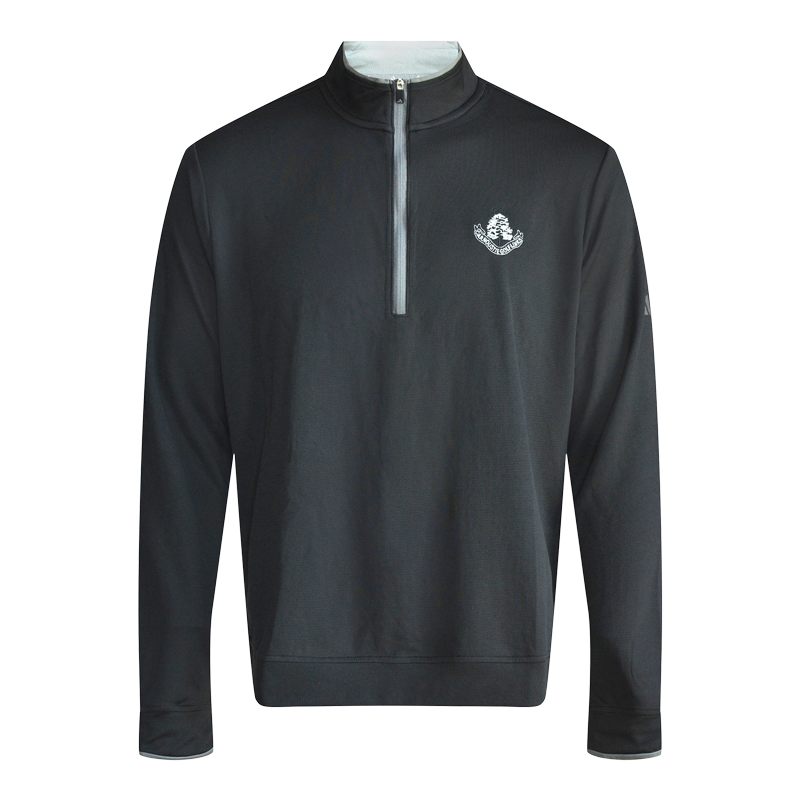 Core Ltwt 1/4 Zip - Black