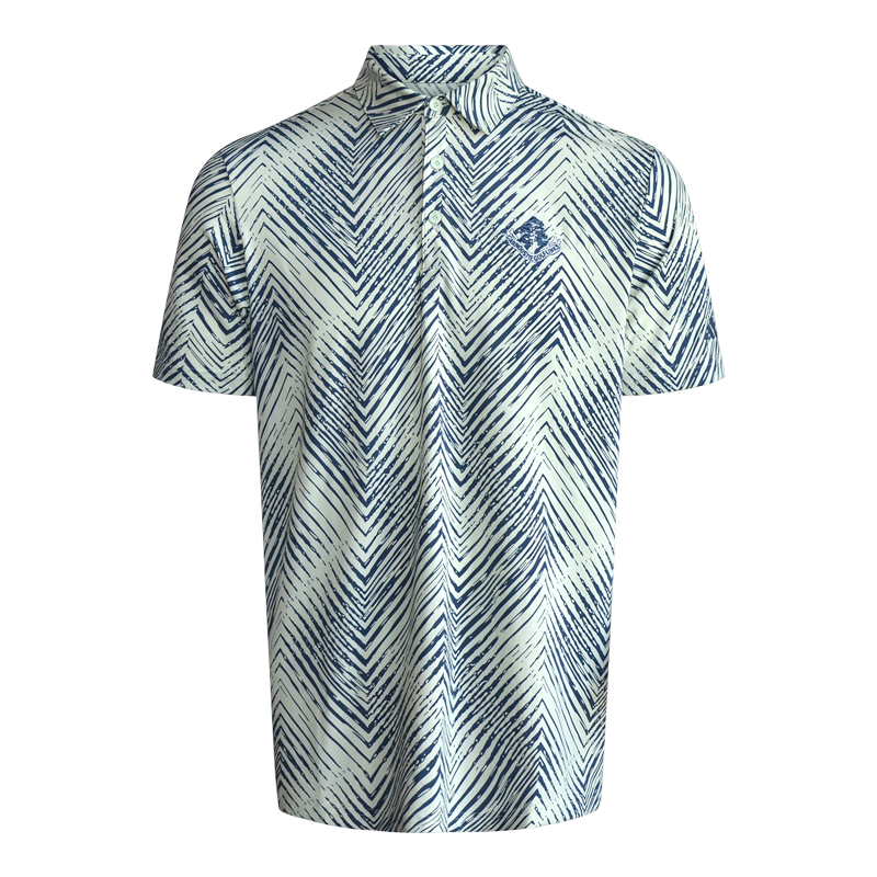 Ult365 All Over Print Polo - Crystal Jade/Preloved Ink