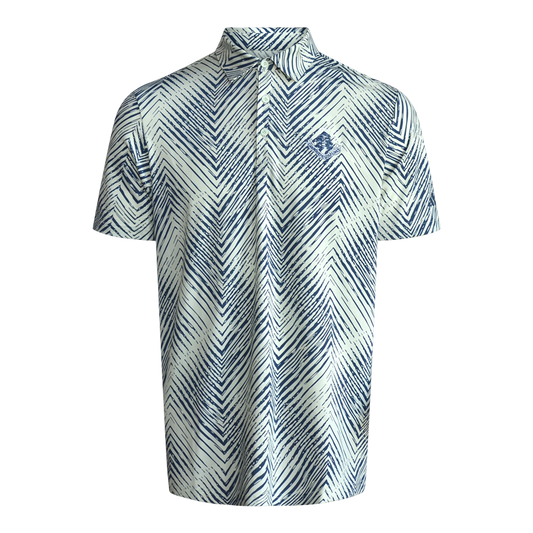 Ult365 All Over Print Polo - Crystal Jade/Preloved Ink