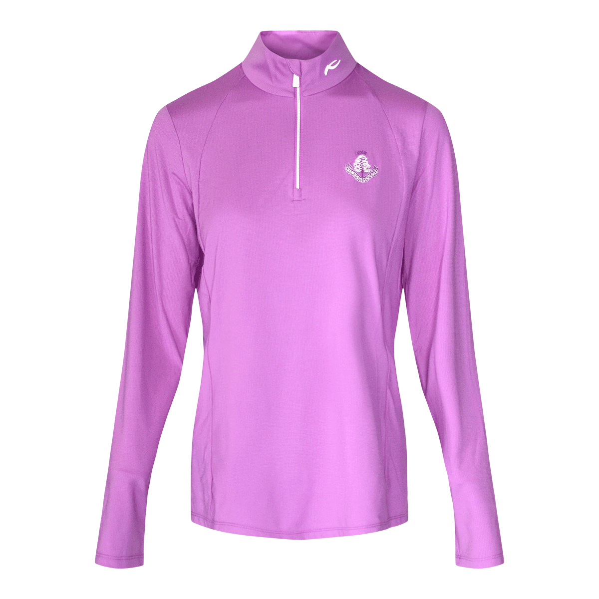 Collagen Half Zip Midlayer - Foxglove Purple