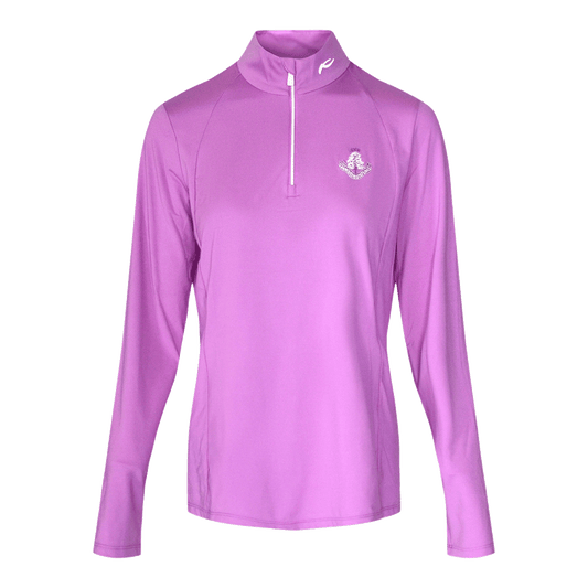 Collagen Half Zip Midlayer - Foxglove Purple