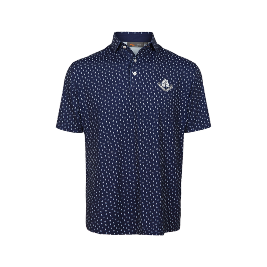 Golfer Polo - Atlanta Blue/White