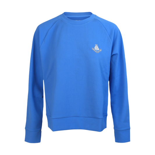 Lumi Knit Lite Performance Crewneck - Blue Starling