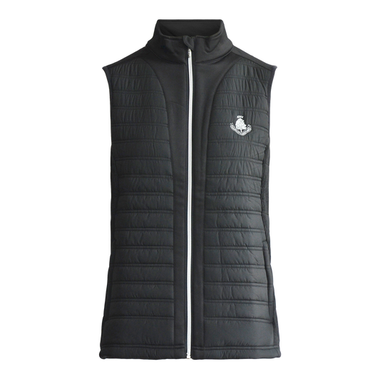 Luna Quilt Gilet - Black