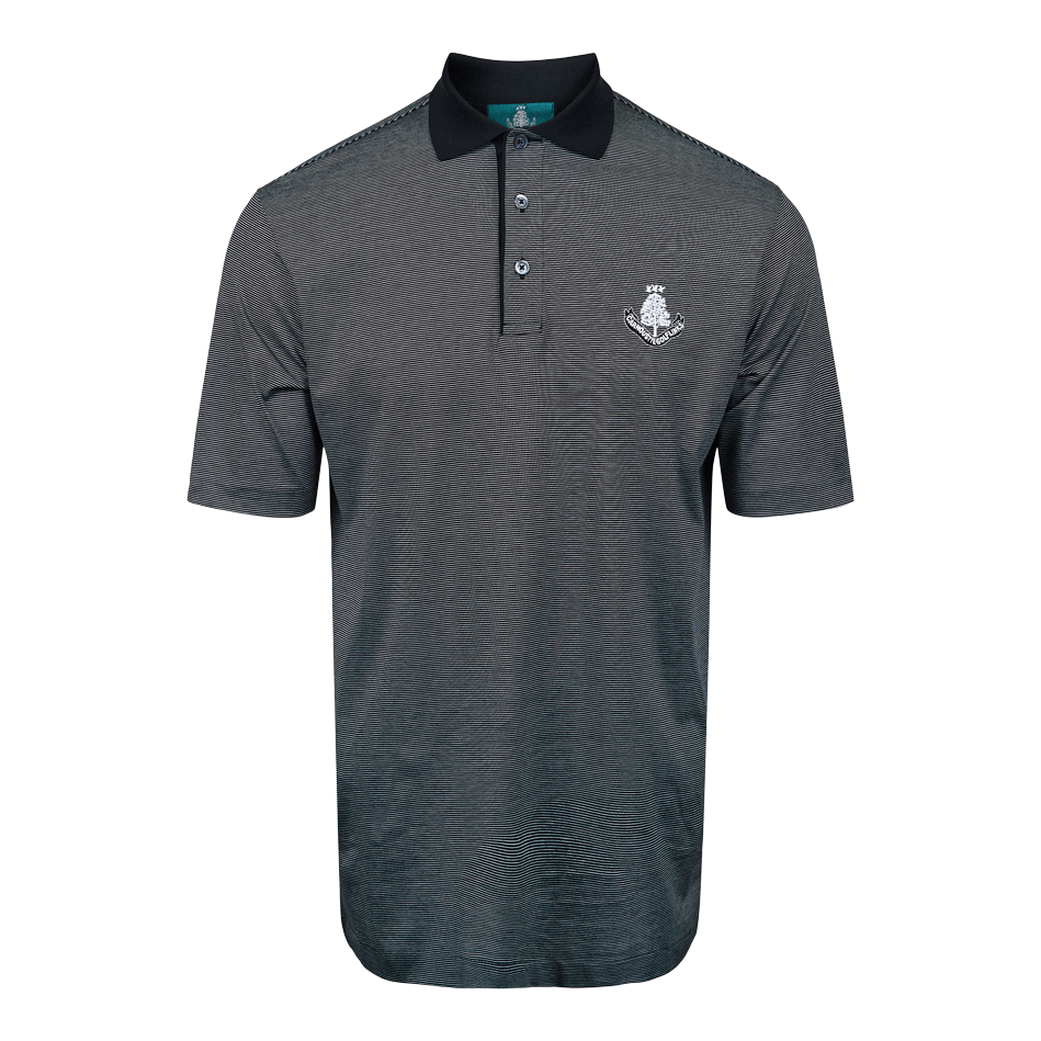 Molise Cotton Polo Shirt - Black