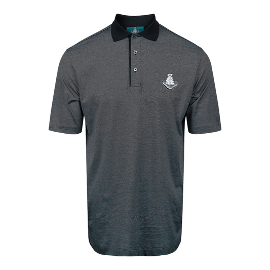 Molise Cotton Polo Shirt - Black