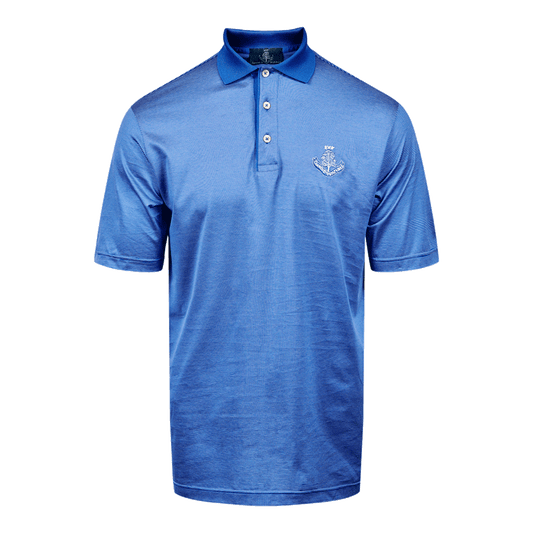 Molise Cotton Polo Shirt - Prussian