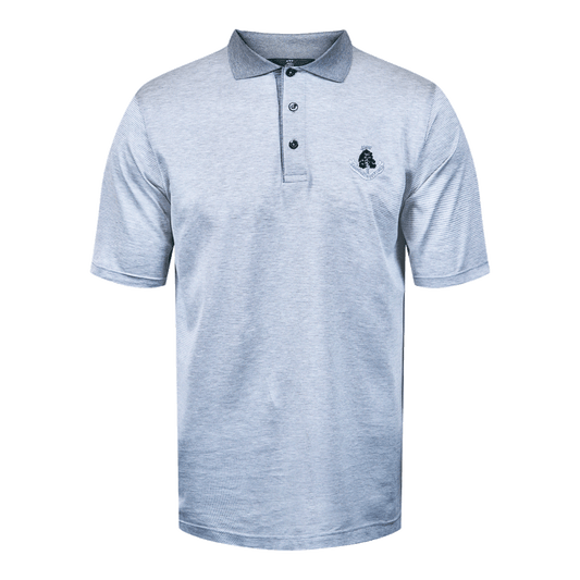 Parma Cotton Polo Shirt - Grey