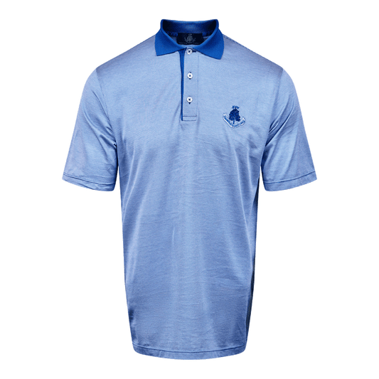 Parma Cotton Polo Shirt - Prussian