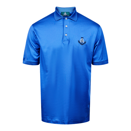 Sardegna Cotton Polo Shirt - Prussian