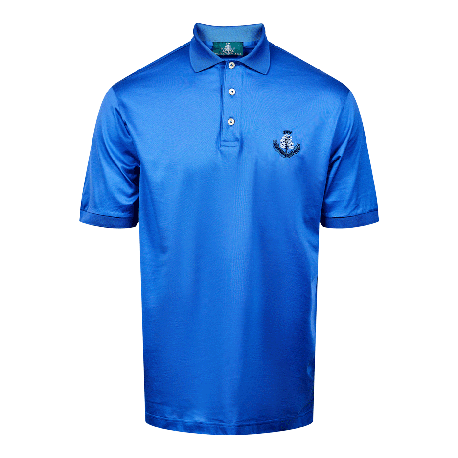 Sardegna Cotton Polo Shirt - Prussian – The Professional Shop at ...