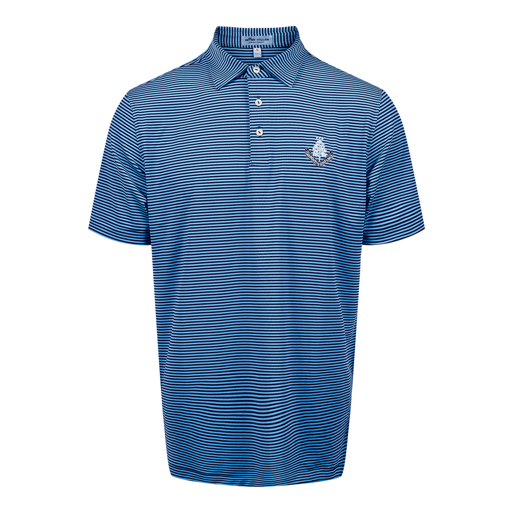 Hales Performance Polo Shirt Navy/Cottage Blue The Professional