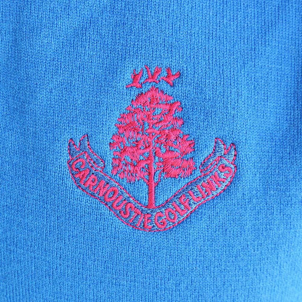 Merino Contrast Zip Neck Slipover - Teal/Slate Trim