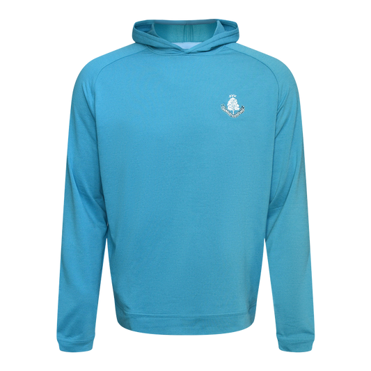 Pine Performance Hoodie - Jasper Blue