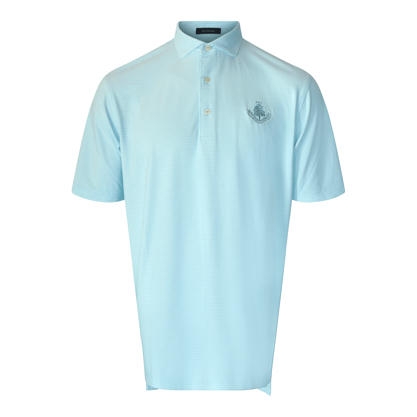 Lennon Pattern Polo - Wave Blue