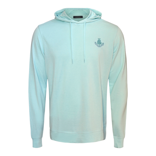 Lester Oxford Hoodie - Wave Blue