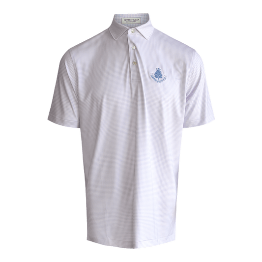 Orbit Performance Polo Shirt - White/Blue Sea