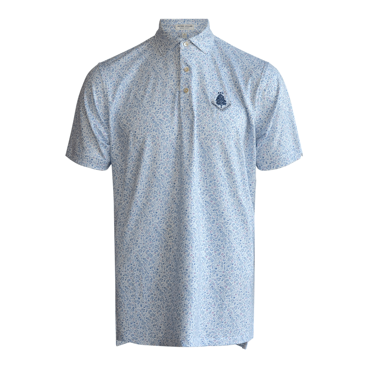 Bar For The Course Performance Polo - White