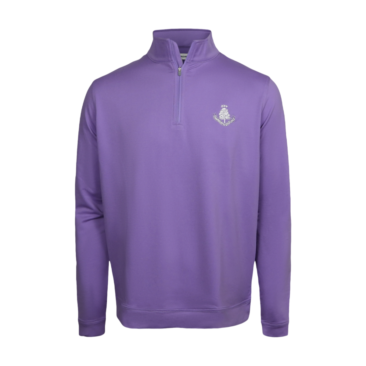 Perth Melange Performance 1/4 Zip - Purple Iris