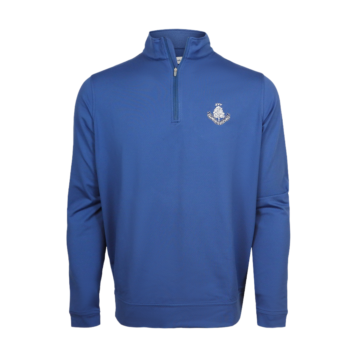 Perth Cross Hatch Performance 1/4 Zip - Windsor Blue