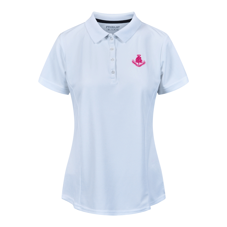 Pro Tech Plain Polo Shirt - White