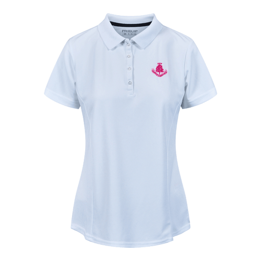 Pro Tech Plain Polo Shirt - White